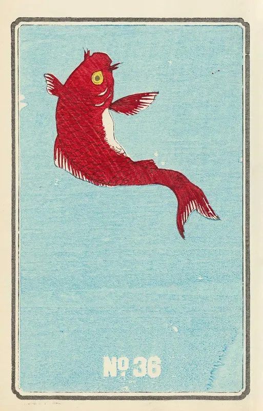 Illustrated Catalogue Of Daylight Bomb Shells No 36 Wall Art by Jinta Hirayama - High-Resolution Digital Print