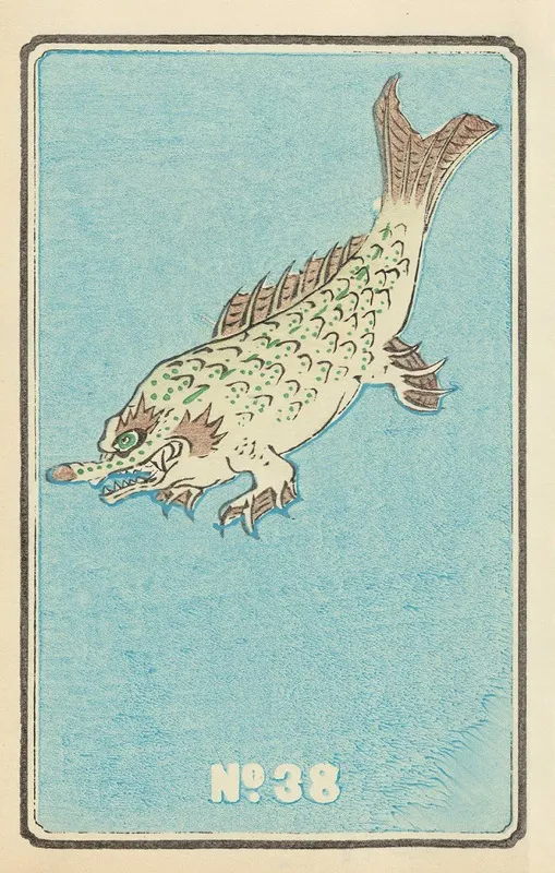 Illustrated Catalogue Of Daylight Bomb Shells No 38 Wall Art by Jinta Hirayama - High-Resolution Digital Print