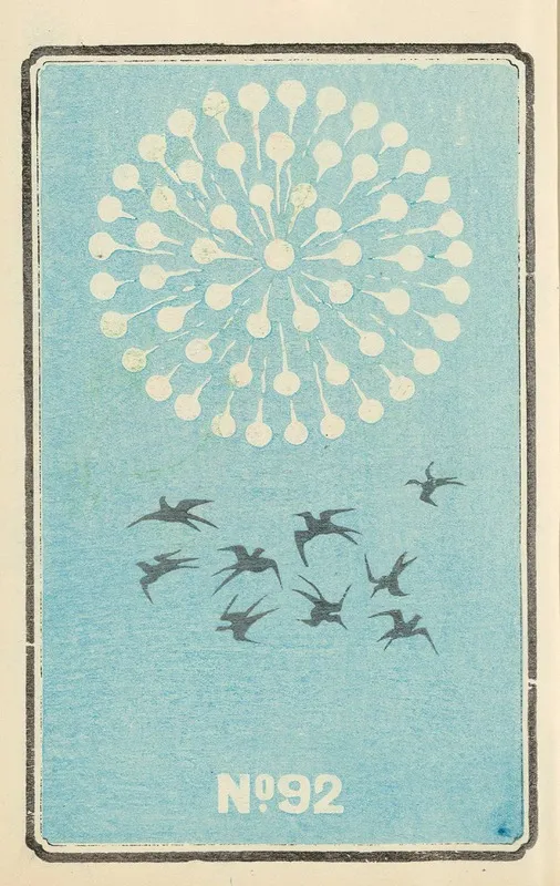 Illustrated Catalogue Of Daylight Bomb Shells No 92 Wall Art by Jinta Hirayama - High-Resolution Digital Print