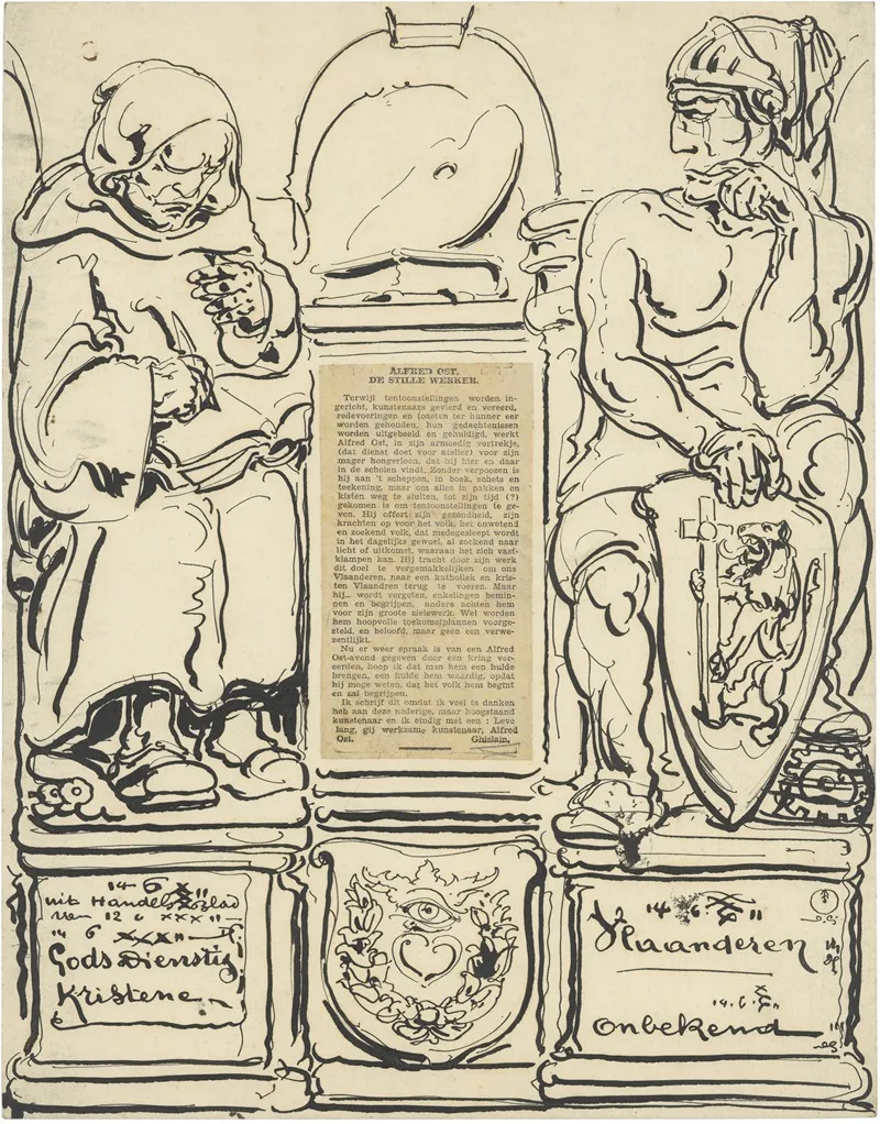 Illustratie Bij De Stille Werker Uit Handelsblad Jun 1932 Wall Art by Alfred Ost - High-Resolution Digital Print
