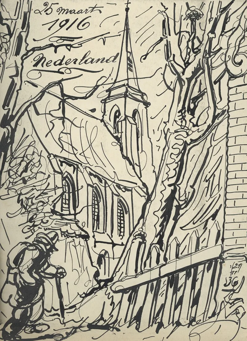 Illustratie Bij Eigen Haard 25 March 1916