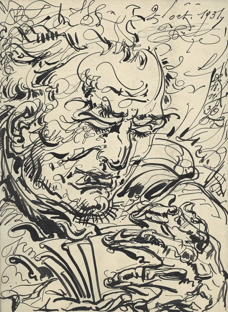 Illustratie Bij Ons Volk Ontwaakt Oct 1931