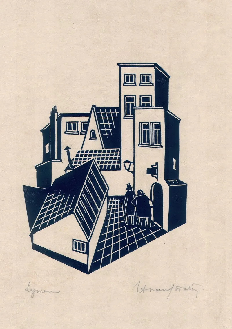 Illustratie Voor Het Omslag Van Lijmen Van Willem Elsschot Wall Art by Henri Van Straten - High-Resolution Digital Print