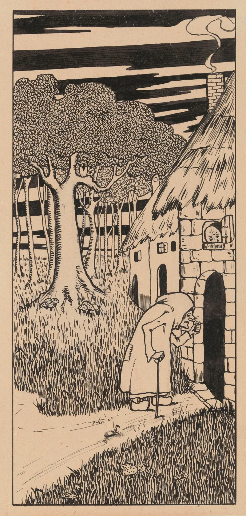 Illustration For Adjendodderken En Anneken Tooverheks 2 Wall Art by Karel Collens - High-Resolution Digital Print