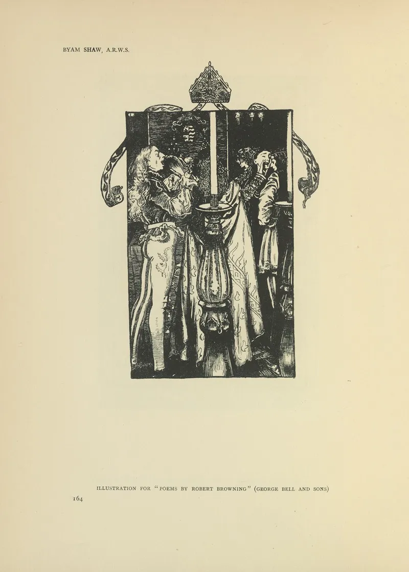 Illustration For Poems By Robert Browning
