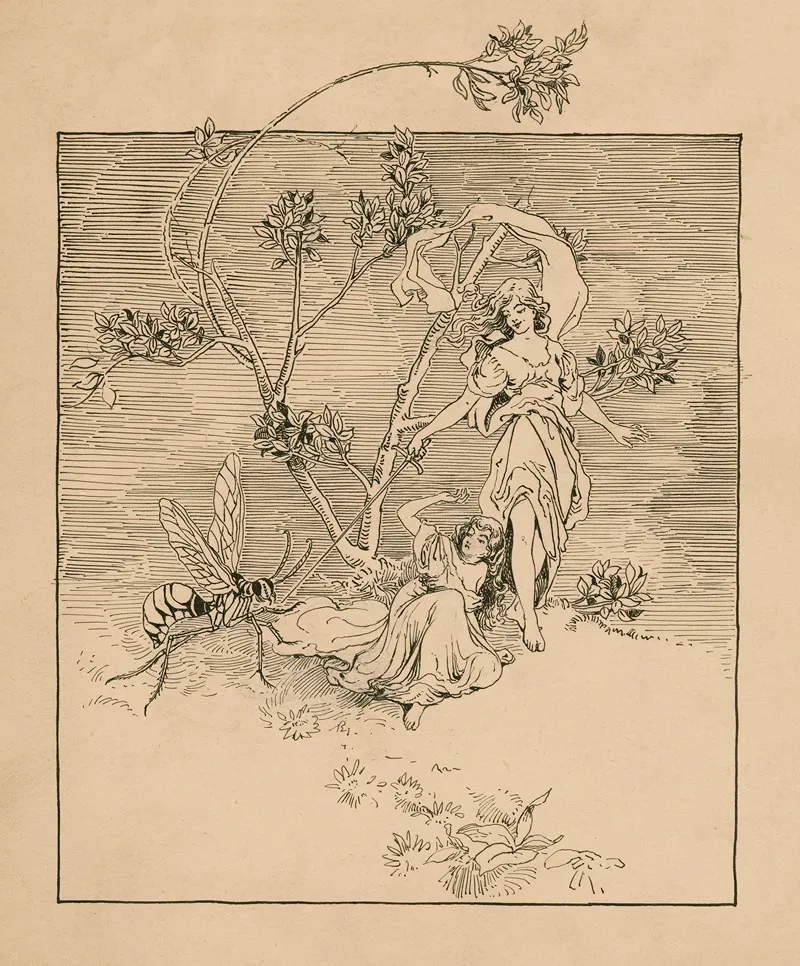 Illustration From A Midsummer Nights Dream 16 Wall Art by Fanny Railton - High-Resolution Digital Print