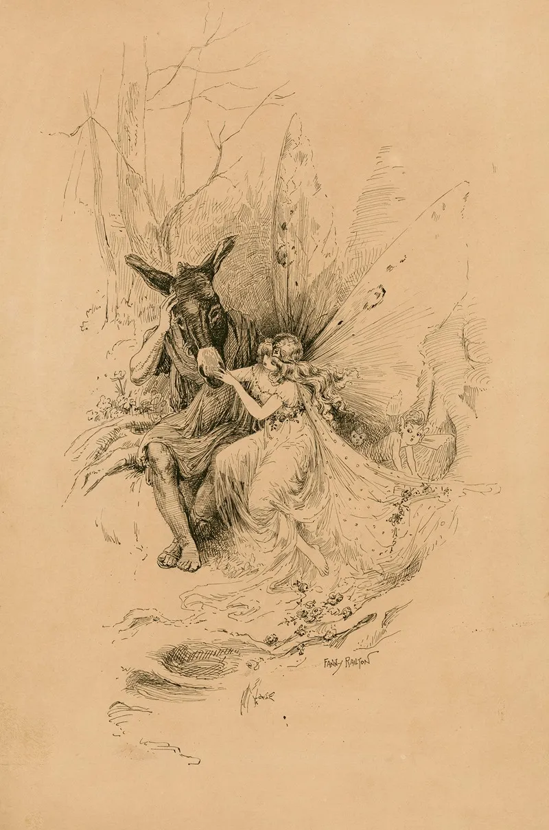 Illustration From A Midsummer Nights Dream 18 Wall Art by Fanny Railton - High-Resolution Digital Print