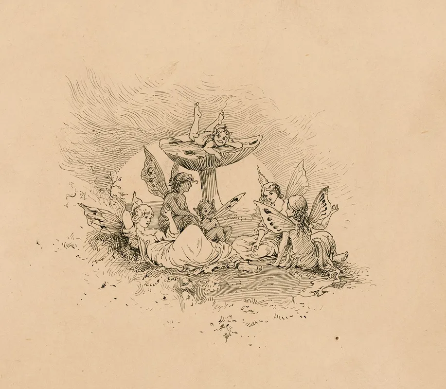 Illustration From A Midsummer Nights Dream 21 Wall Art by Fanny Railton - High-Resolution Digital Print