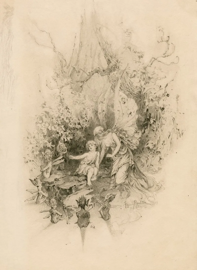 Illustration From A Midsummer Nights Dream 3 Wall Art by Fanny Railton - High-Resolution Digital Print
