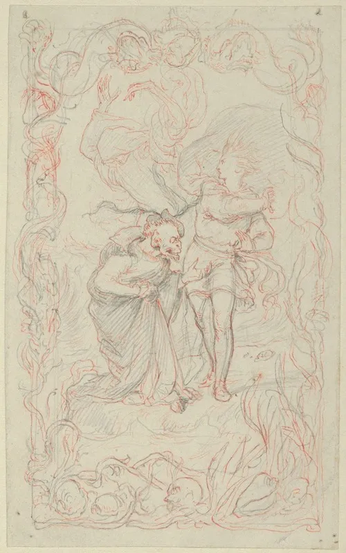 Illustration To The Tempest Caliban Ferdinand And Ariel