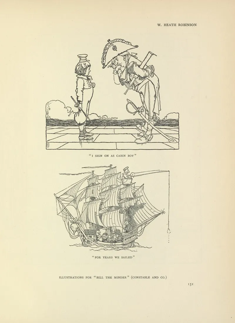 Illustrations For Bill The Minder
