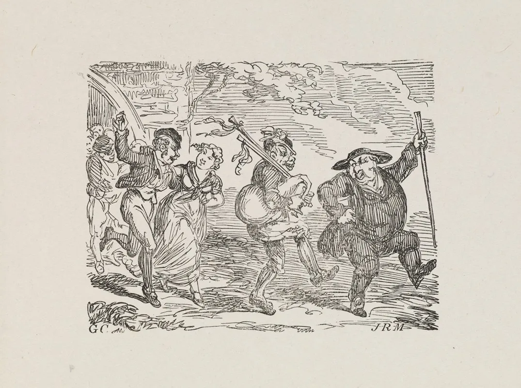 Illustrations For The Universal Songster Pl 05