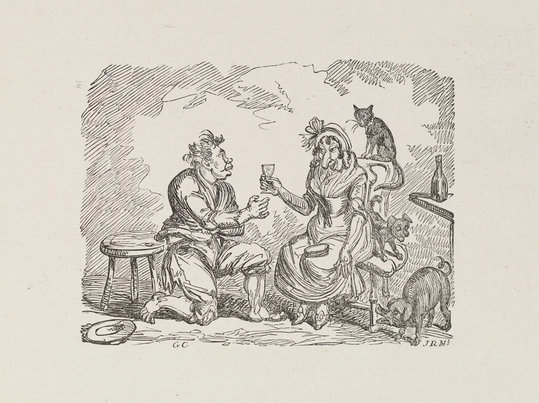 Illustrations For The Universal Songster Pl 12