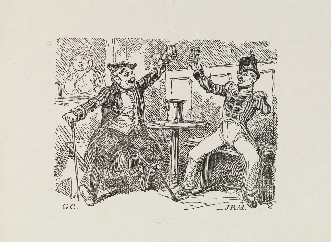 Illustrations For The Universal Songster Pl 14