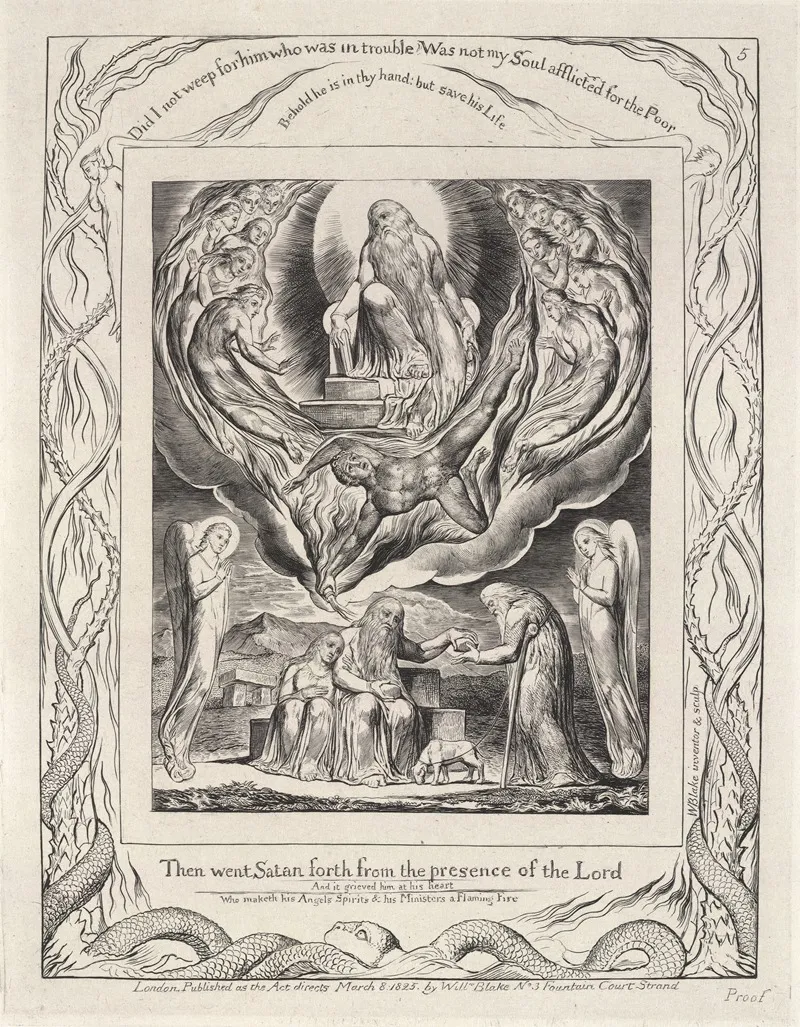Illustrations Of The Book Of Job Pl 06