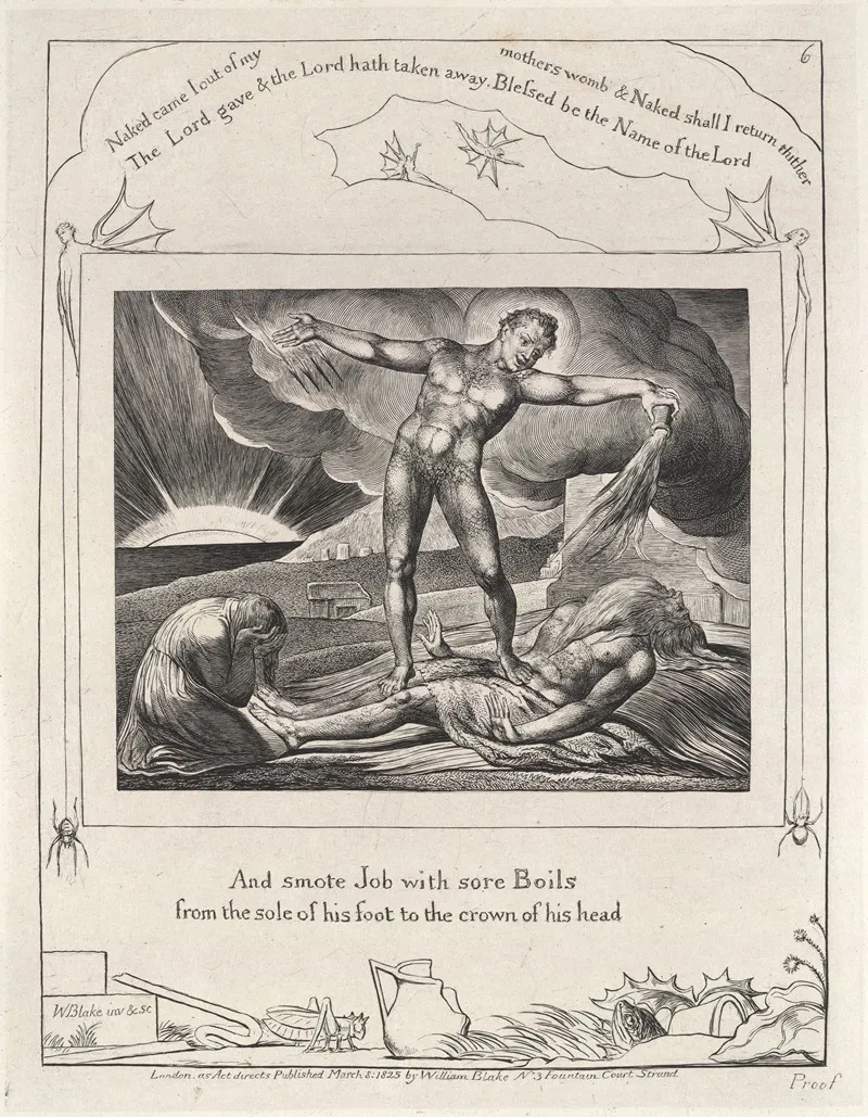 Illustrations Of The Book Of Job Pl 07