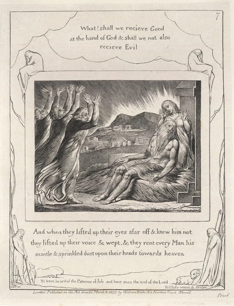 Illustrations Of The Book Of Job Pl 08