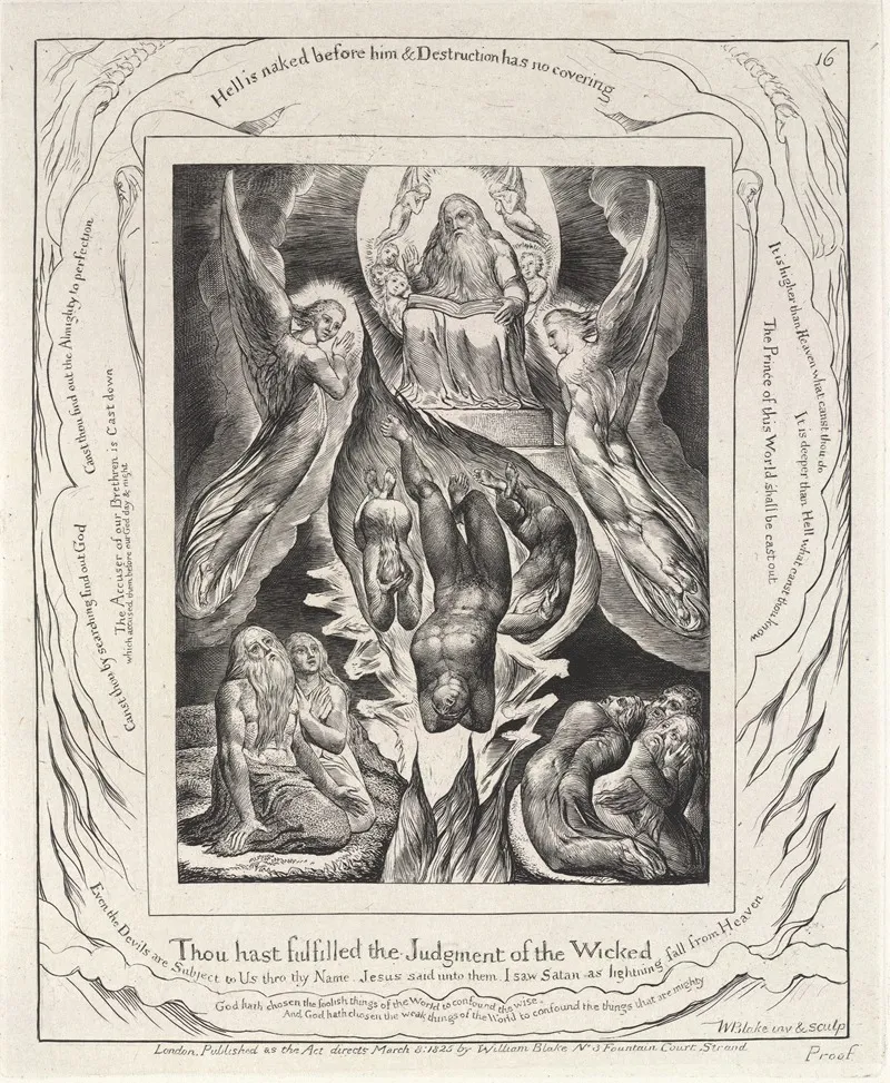 Illustrations Of The Book Of Job Pl 17