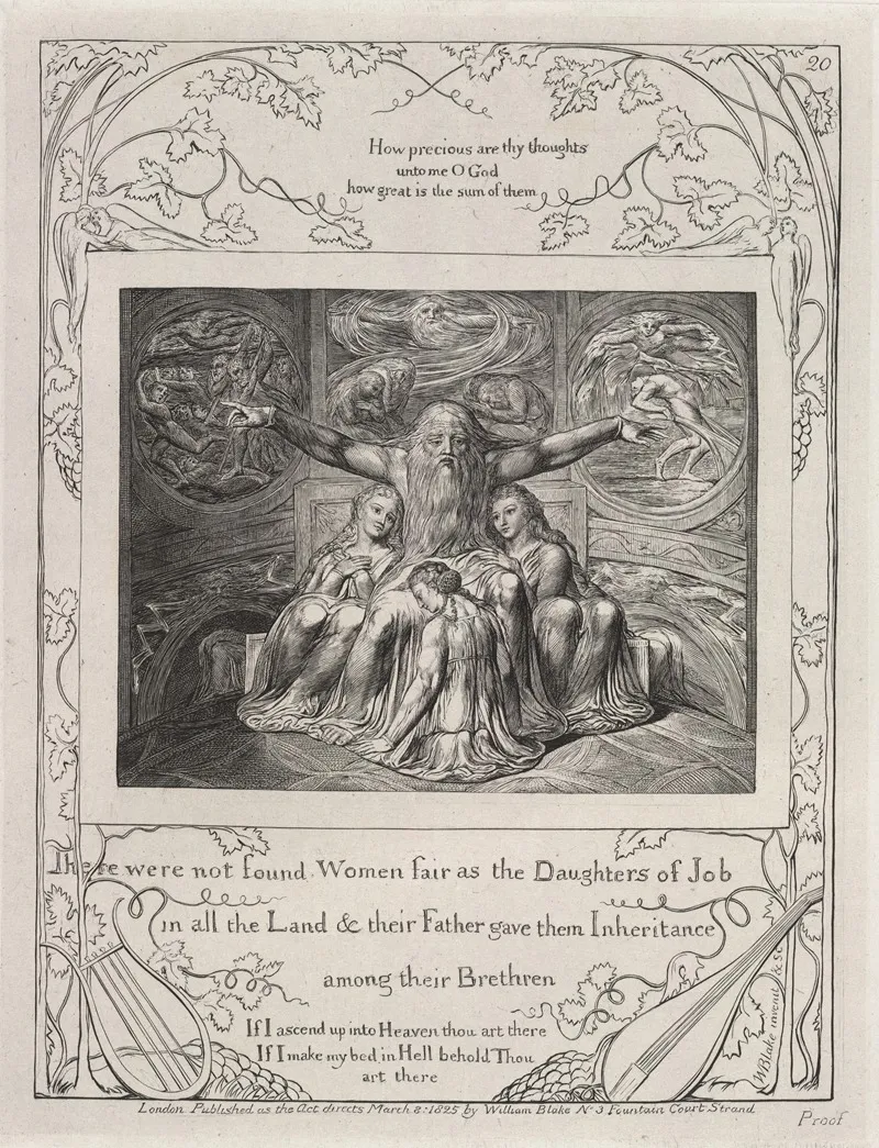 Illustrations Of The Book Of Job Pl 21