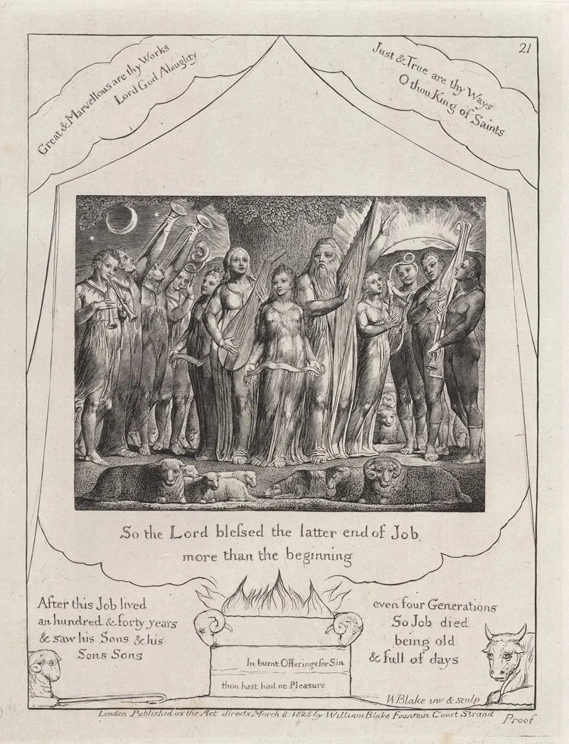 Illustrations Of The Book Of Job Pl 22