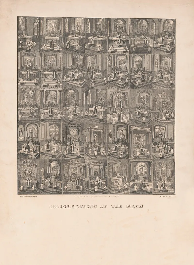 Illustrations Of The Mass Wall Art by Thomas Kelly - High-Resolution Digital Print