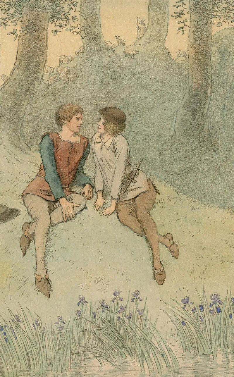 Illustrations To As You Like It Pl 25