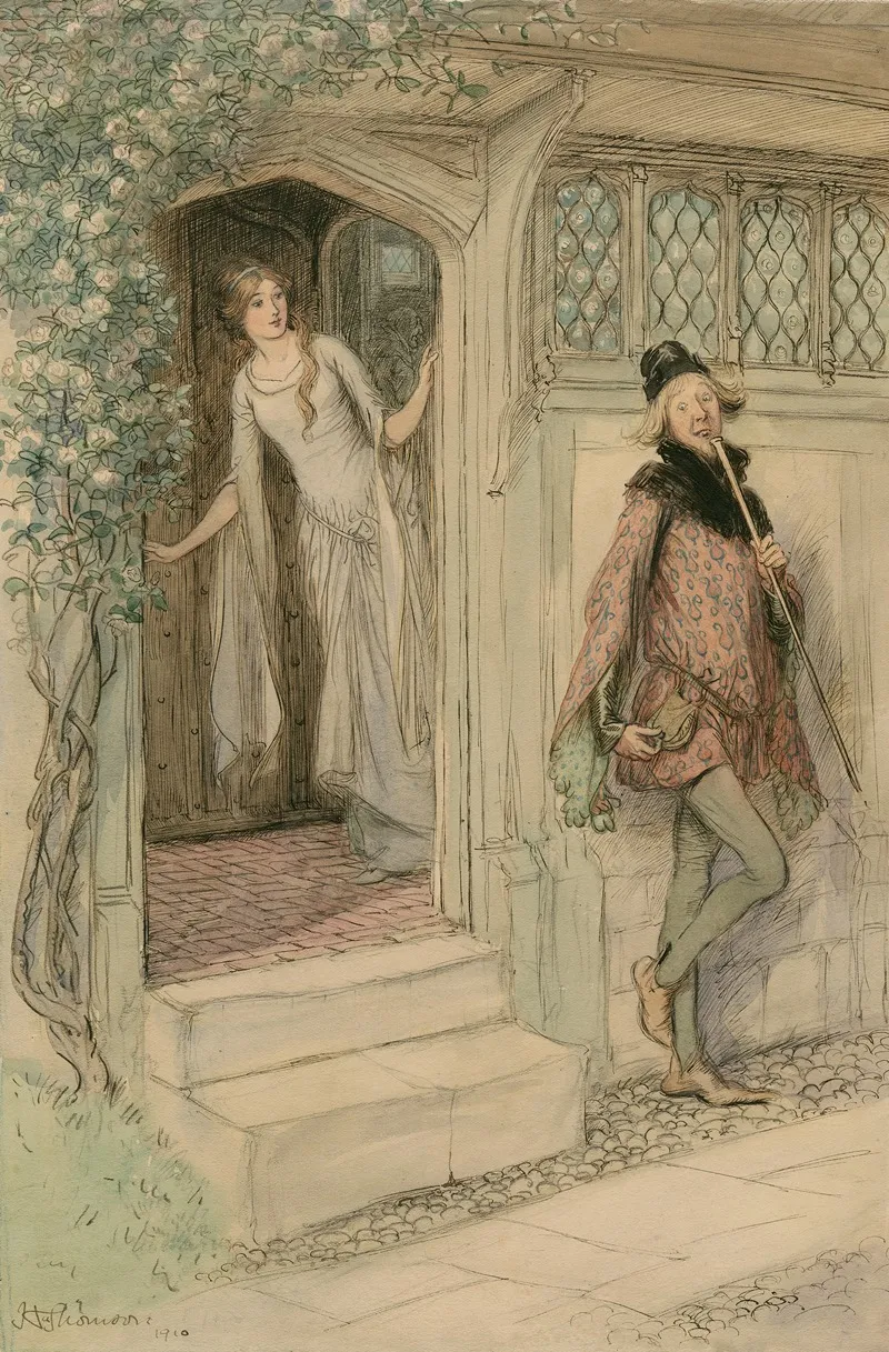 Illustrations To Merry Wives Of Windsor Pl 01