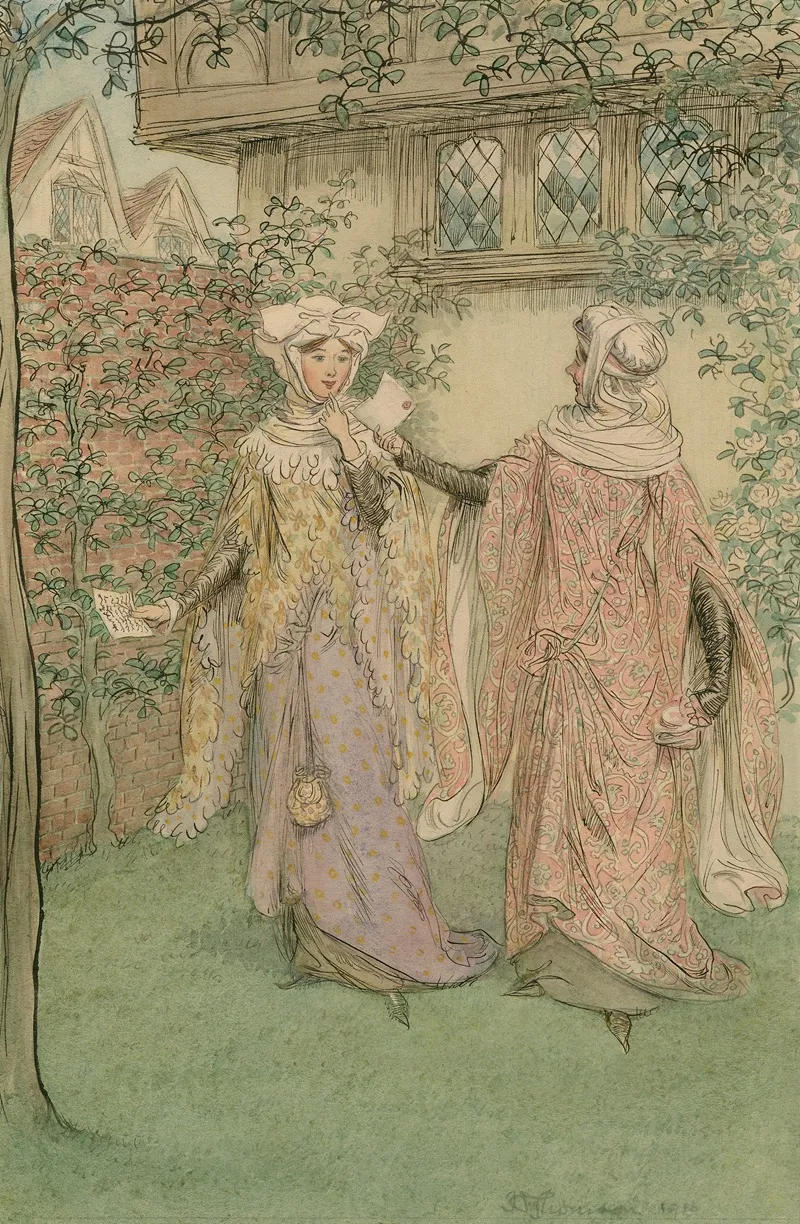 Illustrations To Merry Wives Of Windsor Pl 12
