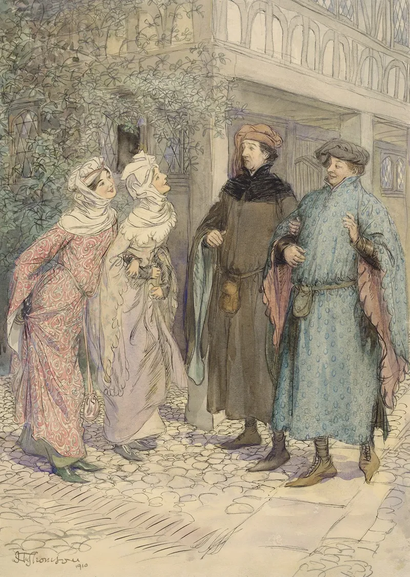 Illustrations To Merry Wives Of Windsor Pl 14