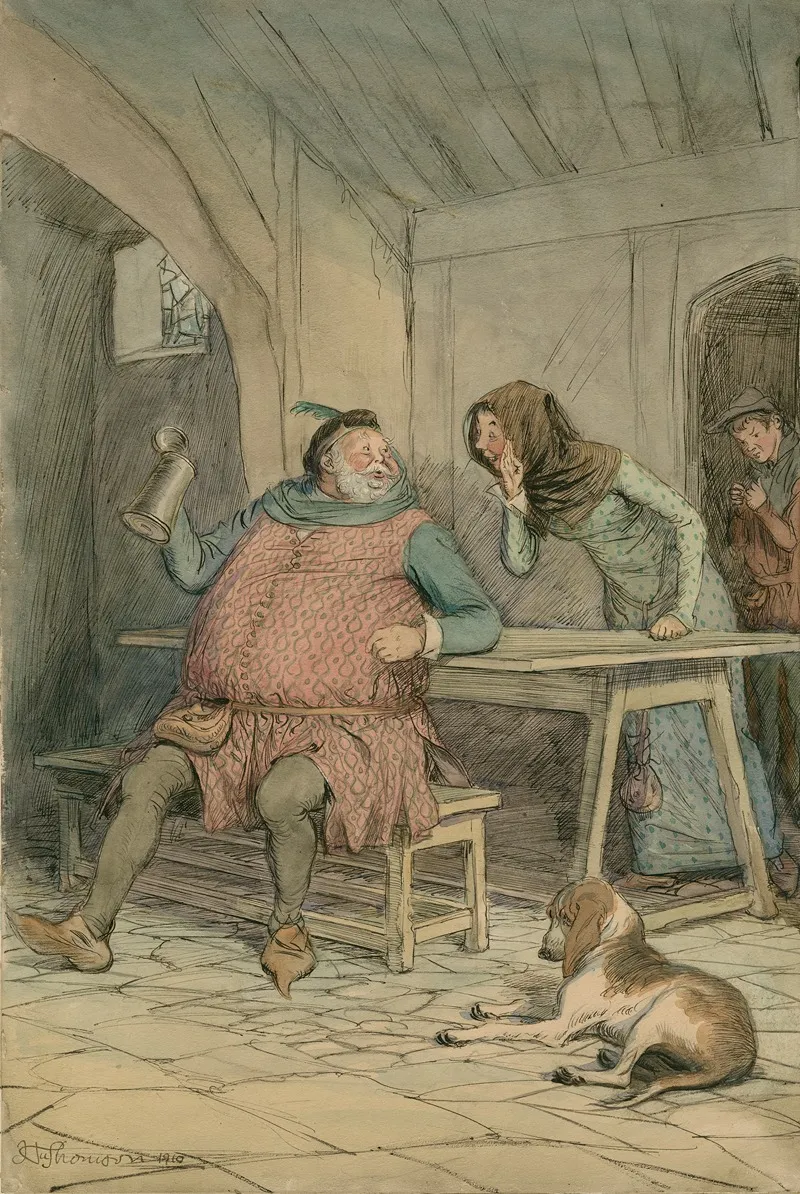 Illustrations To Merry Wives Of Windsor Pl 16