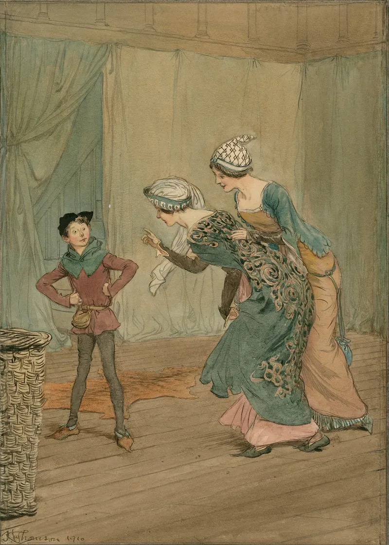 Illustrations To Merry Wives Of Windsor Pl 18