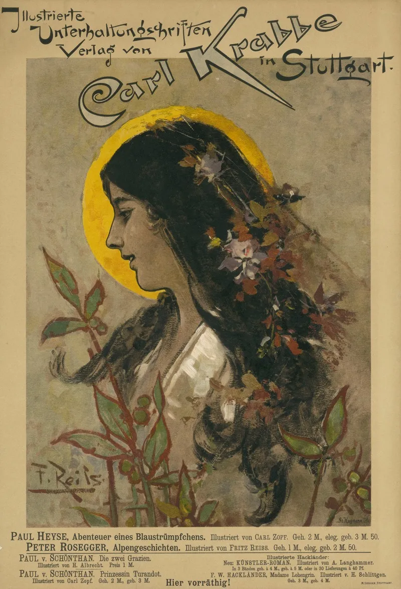 Illustrierte Unterhaltungsschriften Verlag Von Carl Krabbe In Stuttgart