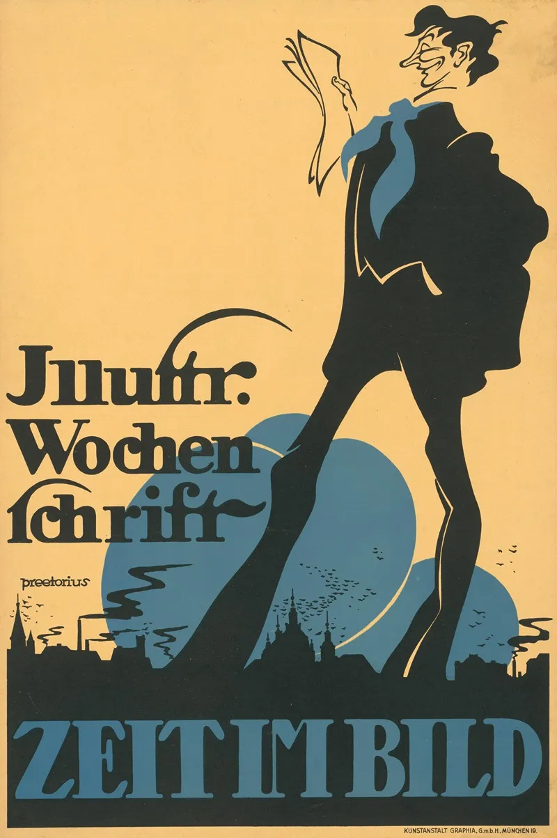 Illustrierte Wochenschrift Zeit Im Bild Wall Art by Emil Preetorius - High-Resolution Digital Print