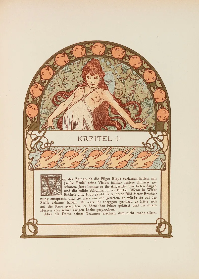 Ilsee Princess Of Tripoli Wall Art by Alphonse Mucha - High-Resolution Digital Print