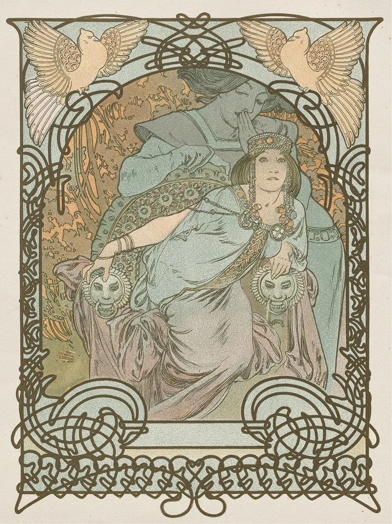 Ilsee Princesse De Tripoli Wall Art by Alphonse Mucha - High-Resolution Digital Print