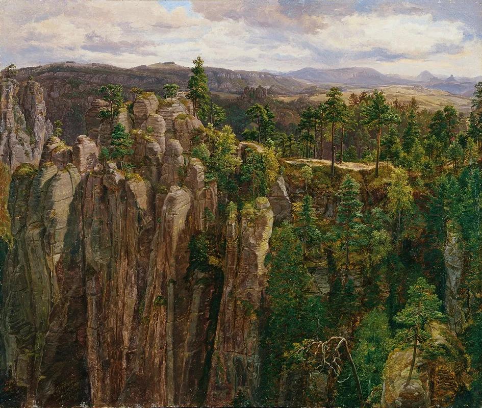 Im Elb Sandsteingebirge Wall Art by Anton Schiffer - High-Resolution Digital Print