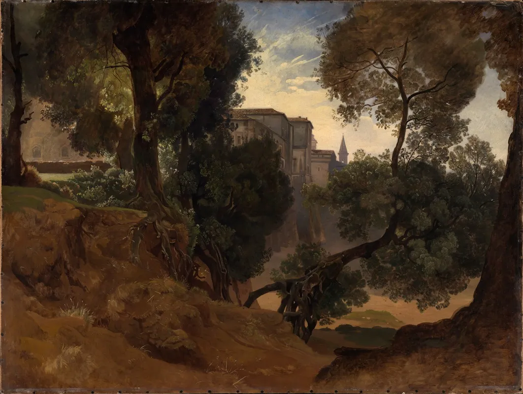 Im Park Der Villa Chigi In Ariccia Bei Rom Wall Art by Heinrich Ludwig - High-Resolution Digital Print