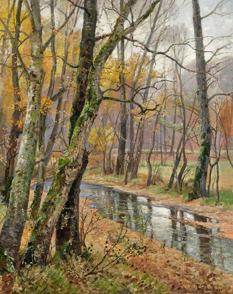 Im Spatherbst Motiv Aus Hadersdorf Wall Art by Therese Schachner - High-Resolution Digital Print