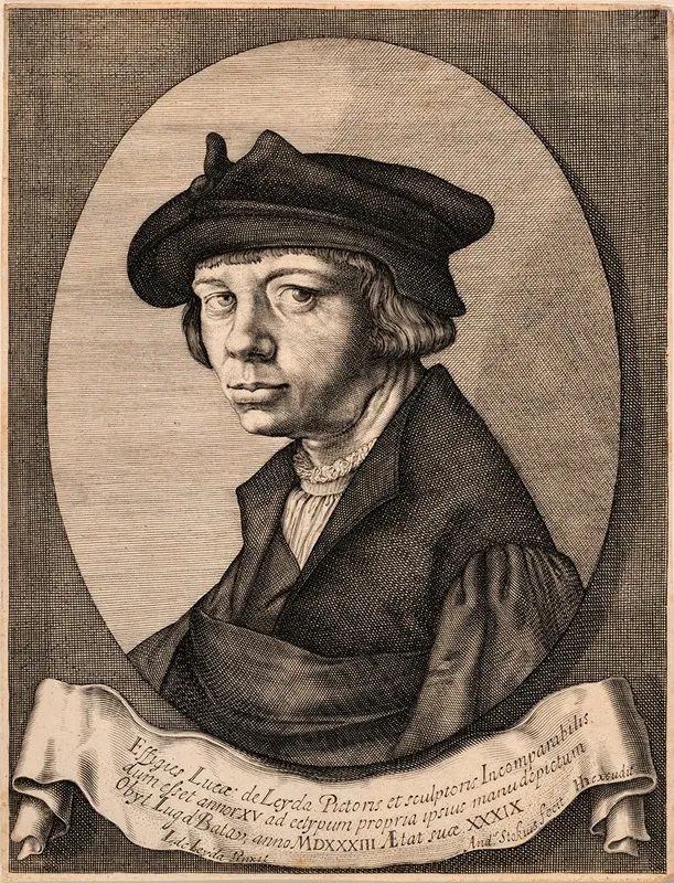 Image Of Lucas Van Leyden Painter And Sculptor Wall Art by Andries Jacobsz Stock - High-Resolution Digital Print