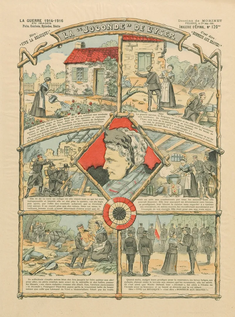Imagerie Depinal N 120ter La Guerre 1914 1915 En Images Faits Combats Episodes Recits La Joconde De Lyser Miette Debeuf Wall Art by Georges Morinet - High-Resolution Digital Print