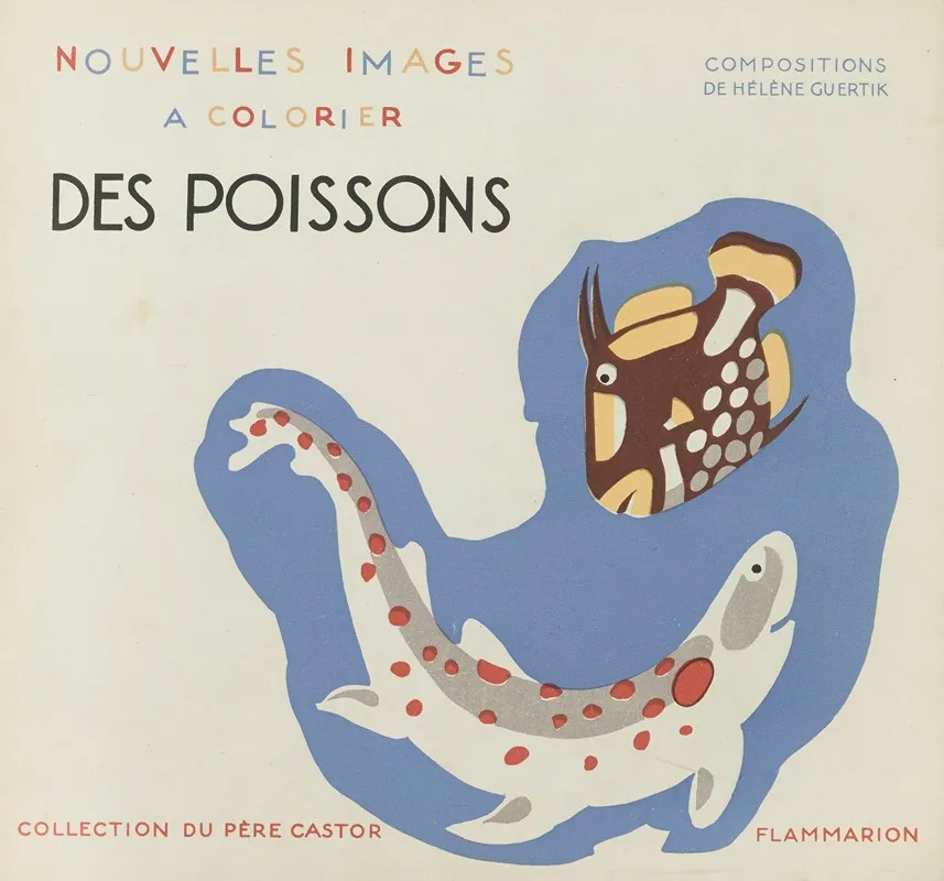 Images A Colorier Des Poissons Pl 01 Wall Art by Elena Pavlovna Gertik - High-Resolution Digital Print