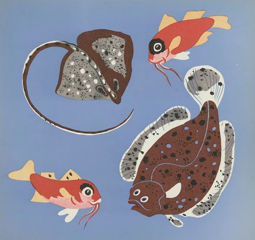 Images A Colorier Des Poissons Pl 11 Wall Art by Elena Pavlovna Gertik - High-Resolution Digital Print