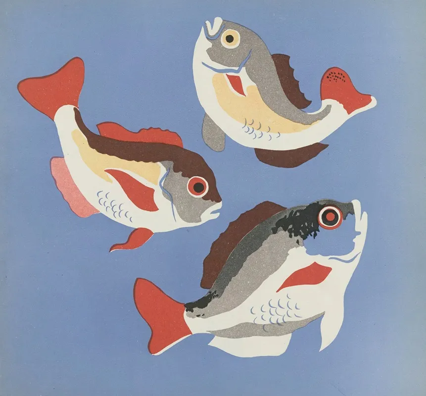 Images A Colorier Des Poissons Pl 13 Wall Art by Elena Pavlovna Gertik - High-Resolution Digital Print