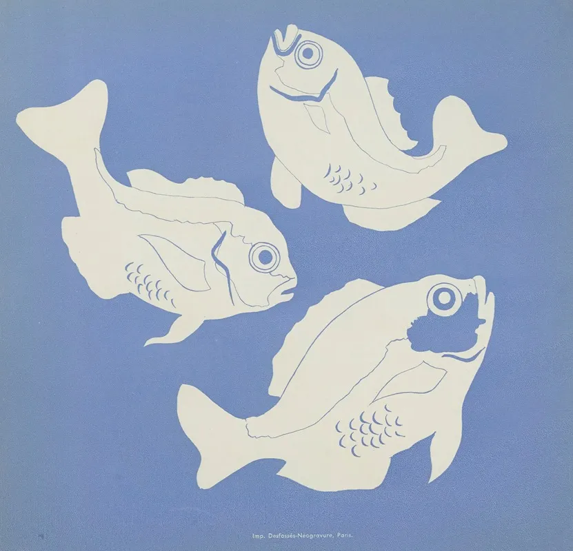 Images A Colorier Des Poissons Pl 14 Wall Art by Elena Pavlovna Gertik - High-Resolution Digital Print