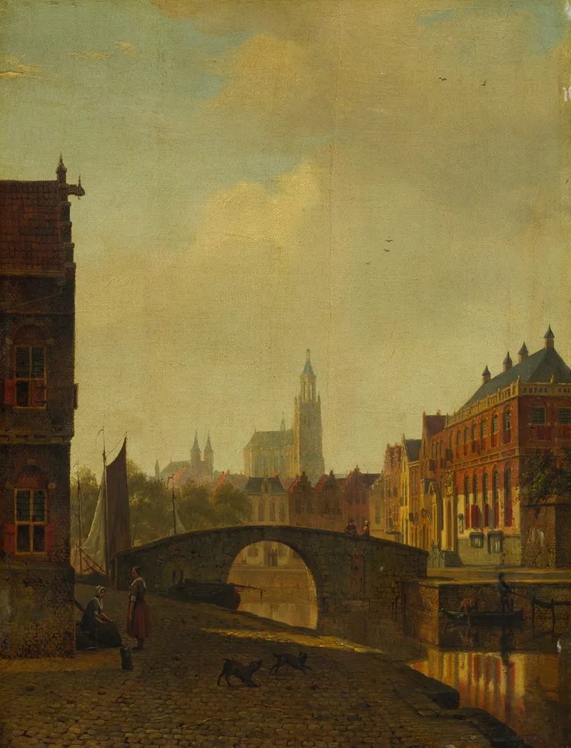 Imaginary View Of Arnhem Wall Art by George Andries Roth - High-Resolution Digital Print