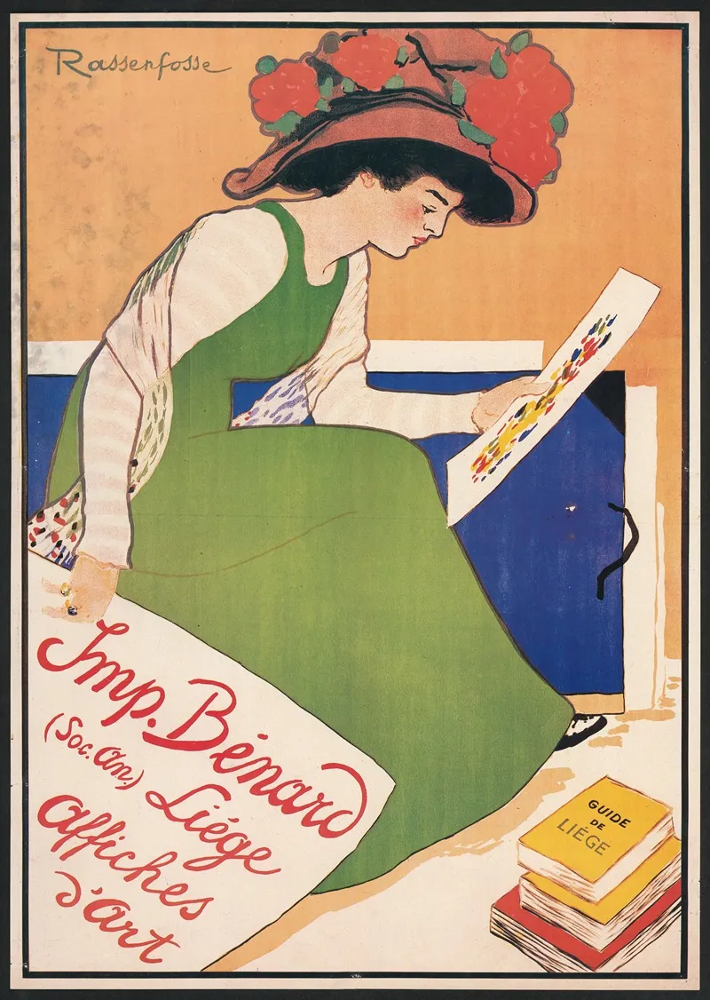 Imp Benard Soc An Liege Affiches Dart Wall Art by Auguste Bénard - High-Resolution Digital Print