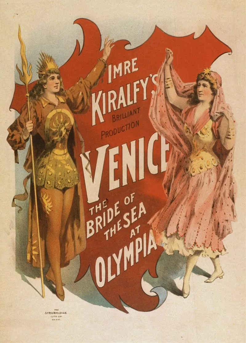 Imre Kiralfys Brilliant Production Venice The Bride Of The Sea At Olympia
