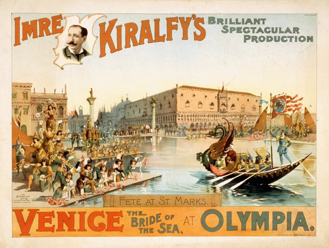 Imre Kiralfys Brilliant Spectacular Production Venice The Bride Of The Sea At Olympia