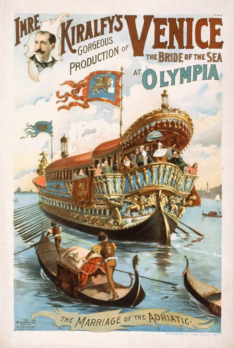 Imre Kiralfys Gorgeous Production Of Venice The Bride Of The Sea At Olympia