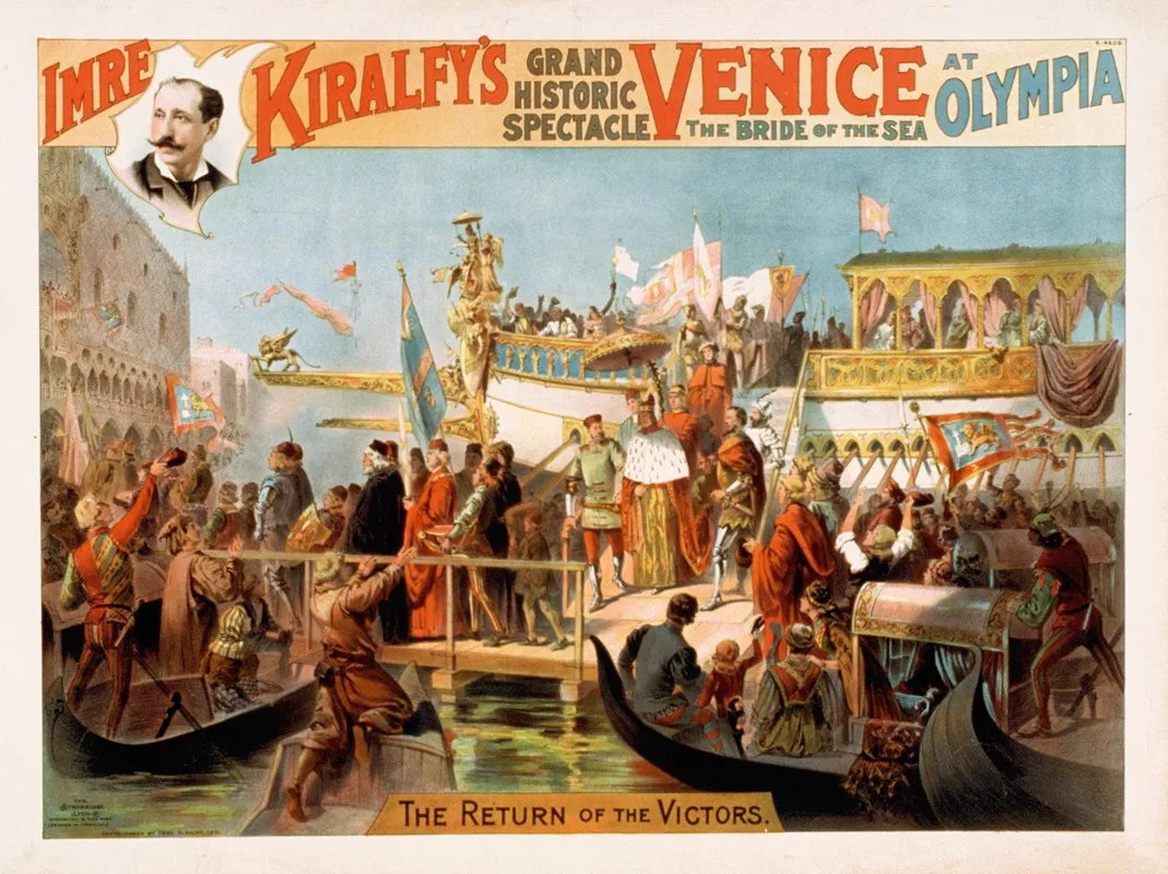 Imre Kiralfys Grand Historic Spectacle Venice The Bride Of The Sea At Olympia